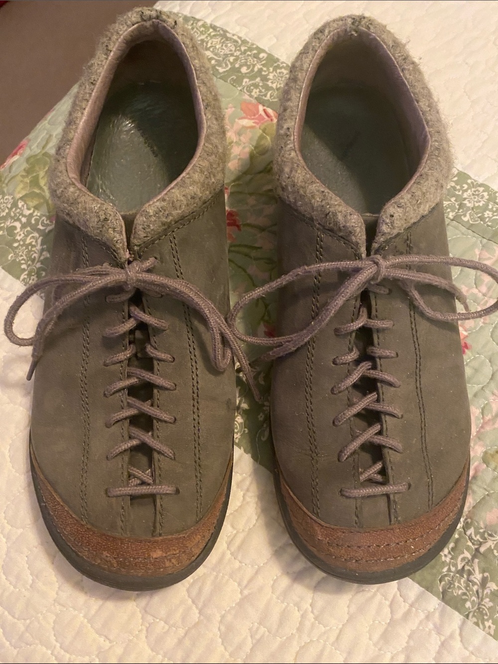 Quality Patagonia leather/nubuck/woolen hiking sneaker